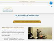 Tablet Screenshot of jicc.org.il